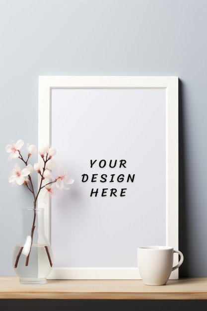 a framed poster for your design