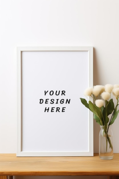 a framed poster for your design