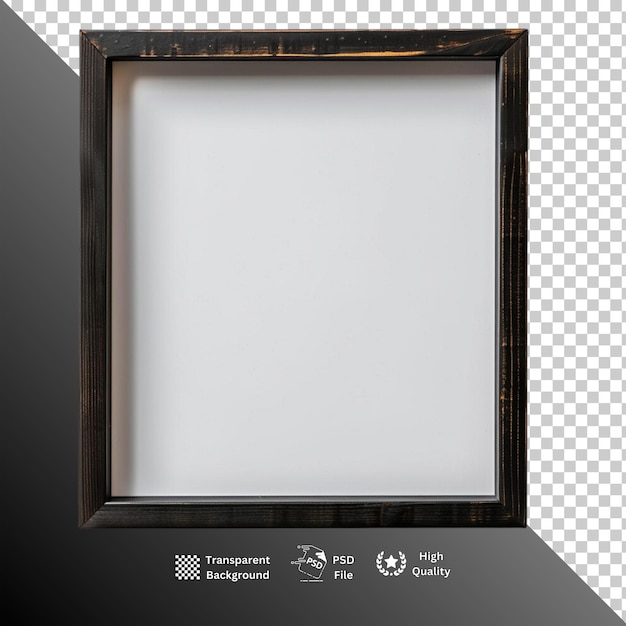 Frames isolated on transparent background