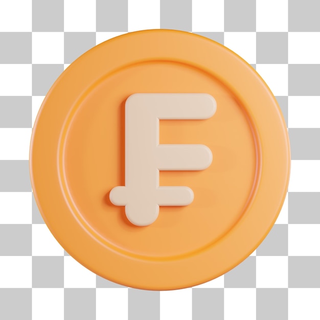 Franc 3D Icon