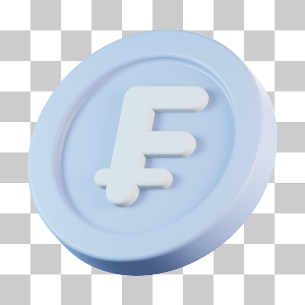 Franc 3D Icon