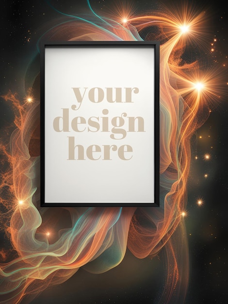 Free Framed Artwork Mockup Poster Showcase 3D Realistic Render Photo Frame