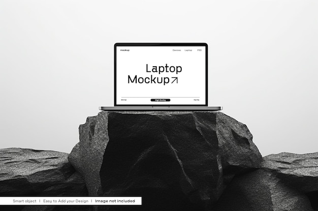 PSD free laptop mockup