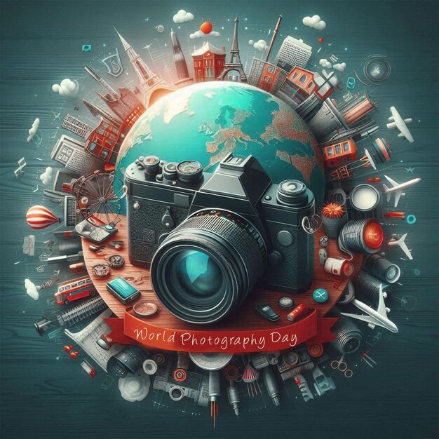 PSD free photo world photography day