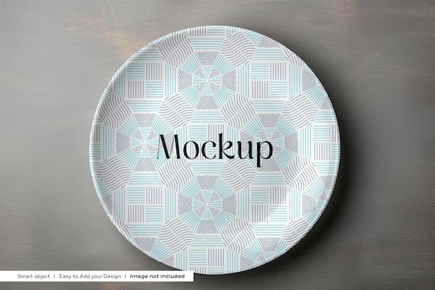 PSD free plate mockup