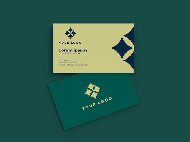 Free PSD business card mockup psd corporate identity design