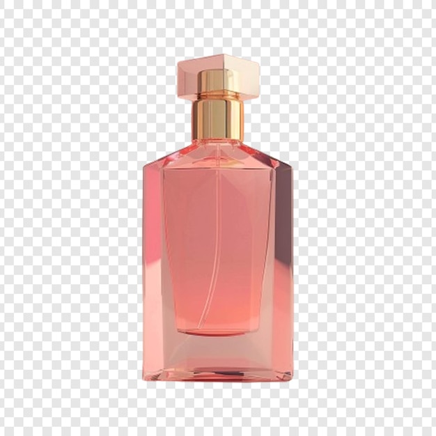 Free PSD luxury perfume bottle png isolated on transparent background