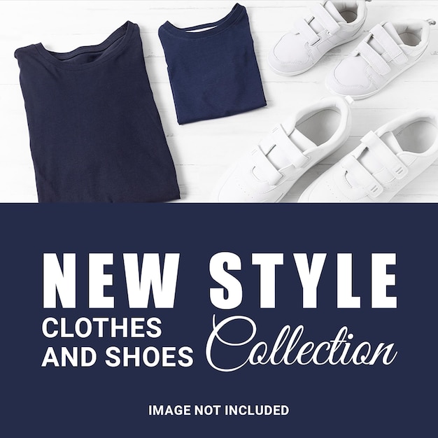 PSD free psd new collection fashion template psd for social media post