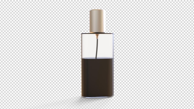 Free PSD perfume on transparent Background