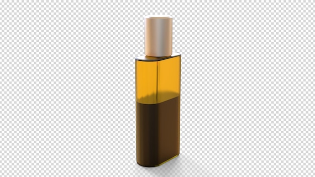 Free PSD perfume on transparent Background