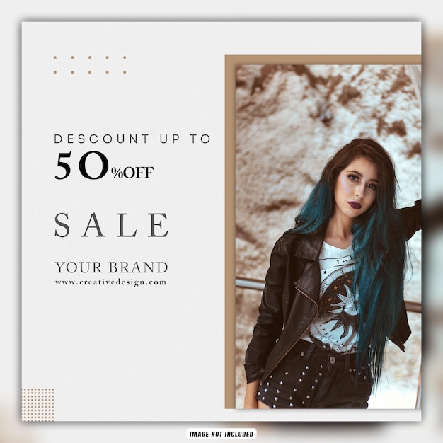 PSD free psd story discount instagram banner and post sale template bundle