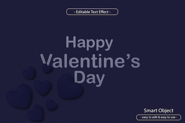 Free PSD valentines day background mockup with a composition of decorative love hearts top view