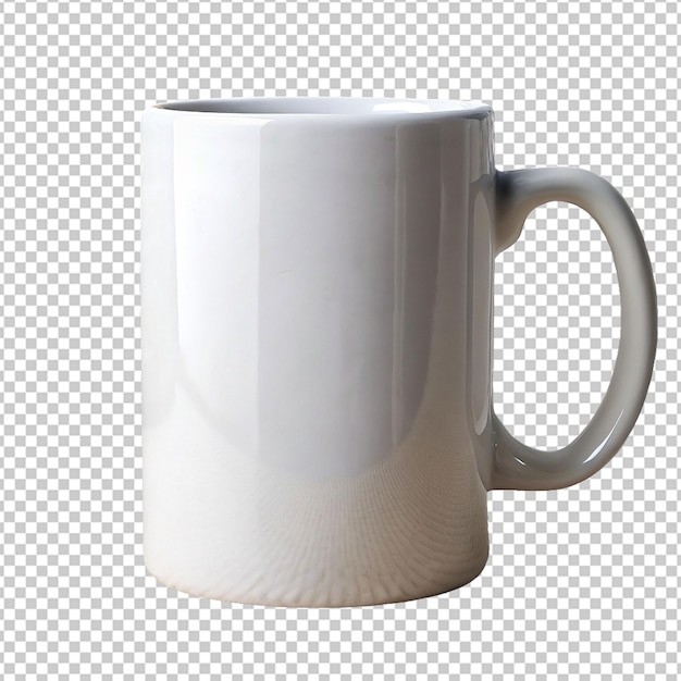 free psd white ceramic mug mockup isolated