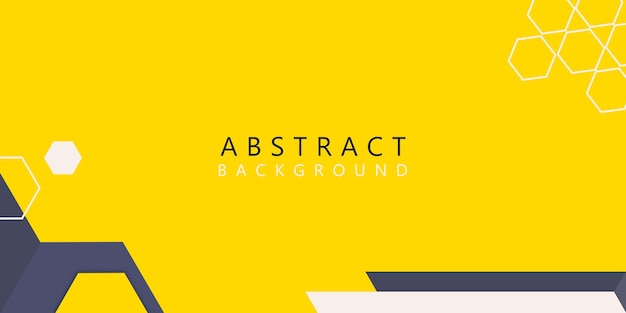 PSD free vector abstract yellow background in rectangular style