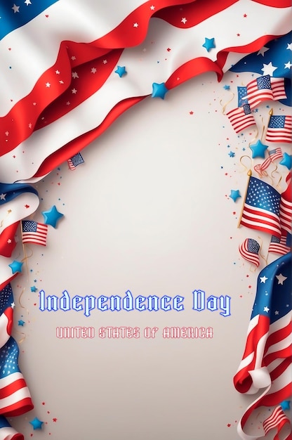 Free vector american independence celebration background