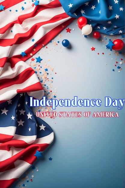 Free vector american independence celebration background