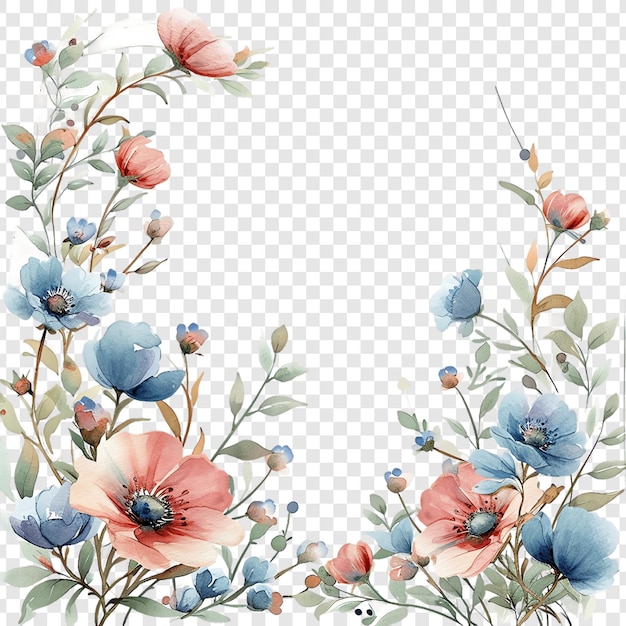 PSD a free vector illustration of flowers and the words spring