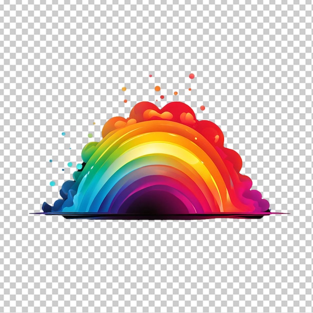 Free vector pride day flag with heart frame