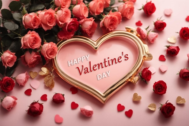 Free vector realistic valentine's day background