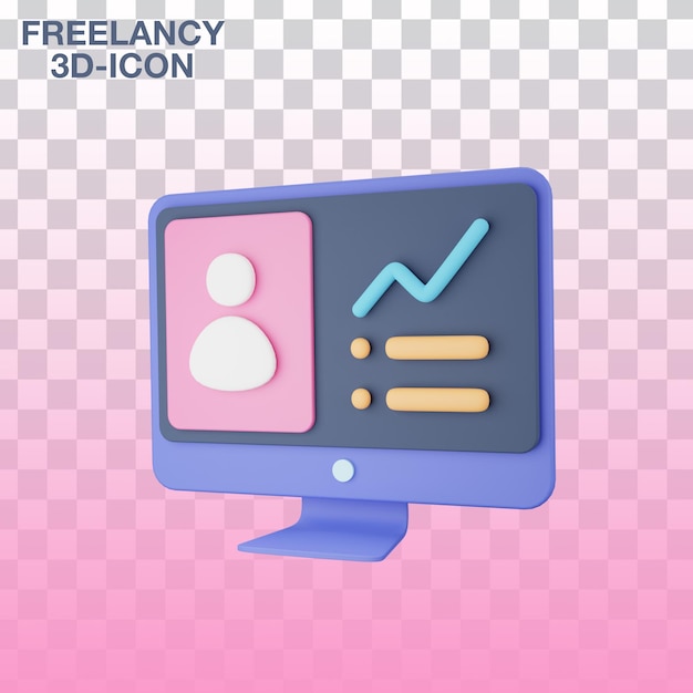 FreeLancy 3D-Icon iMac