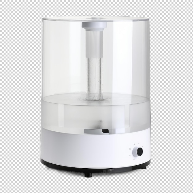 Freestanding room humidifier isolated on transparent background Generative AI