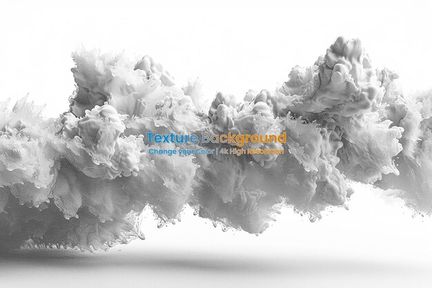 Freeze motion of white color powder exploding