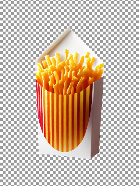 French fries in a box, french fries, food, box, food png and psd