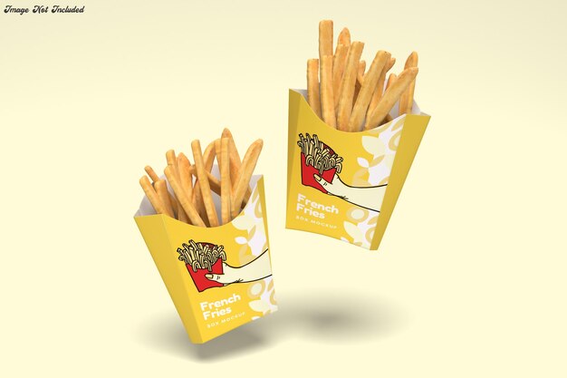 PSD french fries mockup