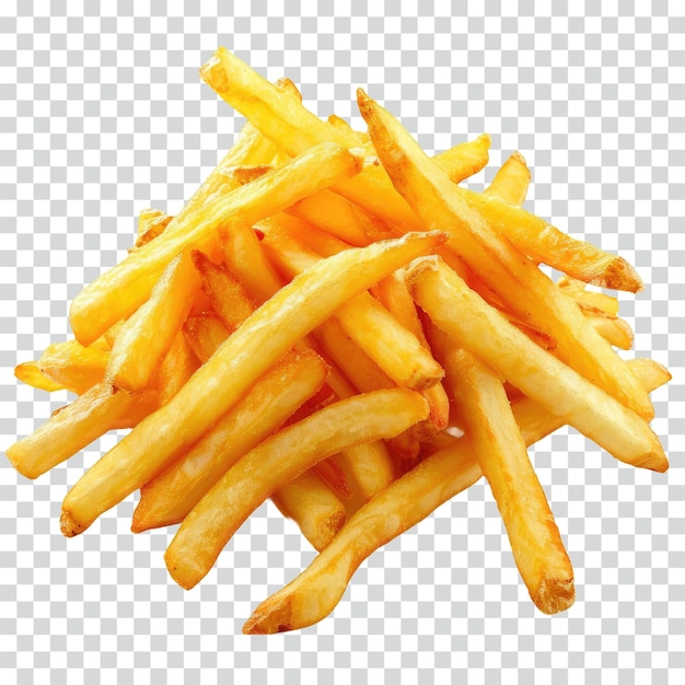 PSD french fries transparent background