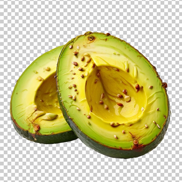 Fresh avocado isolated on white Ripe fresh green avocado Clipping Path