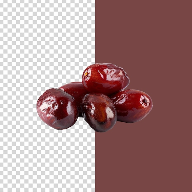 Fresh dates png isolated on transparent background