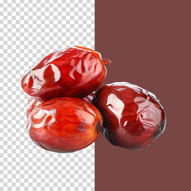 Fresh dates png isolated on transparent background