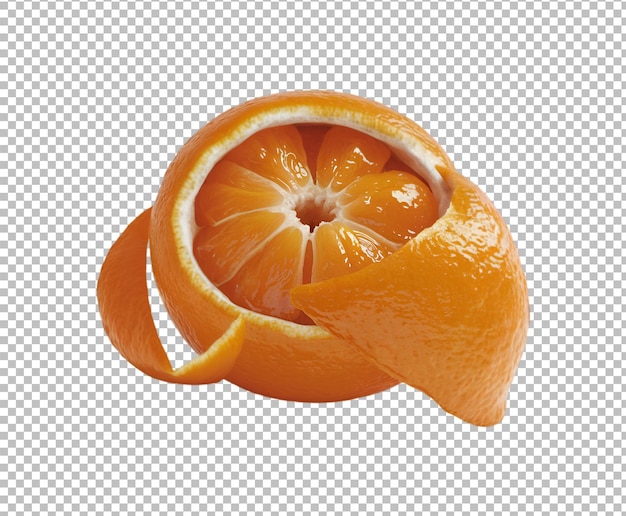 Fresh Grapefruit isolated on white surface whole or sliced on transparent background Ai generative