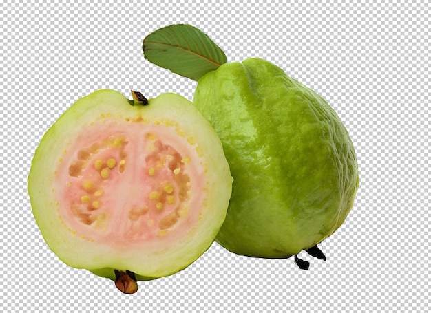 Fresh Guava Fruit On Alpha Layer