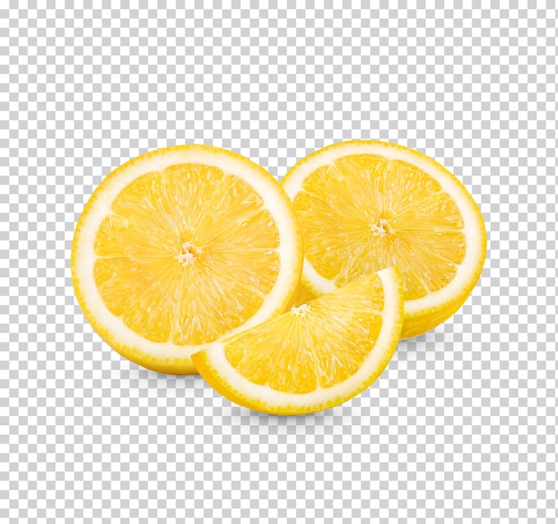 Fresh lemon isolated Premium PSD