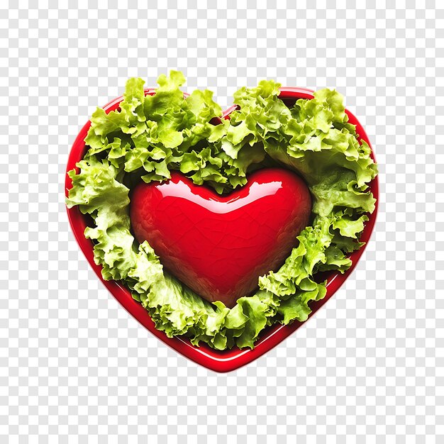 PSD fresh lettuce isolated on white background with clipping path