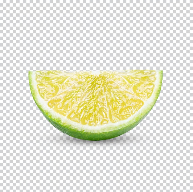 Fresh lime isolated Premum PSD