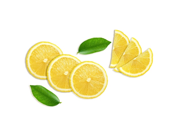 Fresh lime slices transparent background