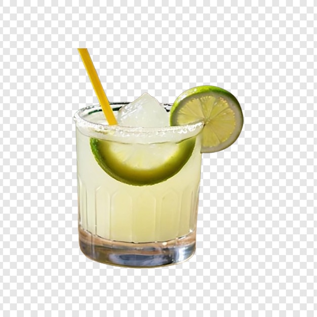 Fresh limeade isolated on transparent background