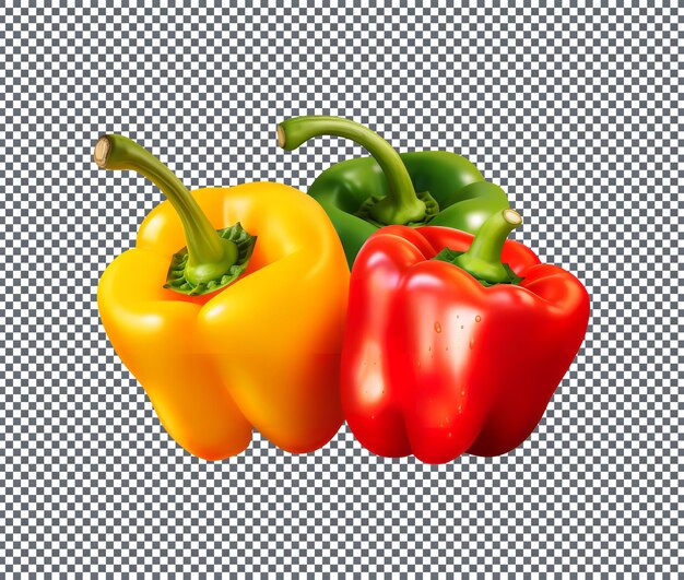 Fresh and magnificent Peppers_isolated_on_transparent_background_