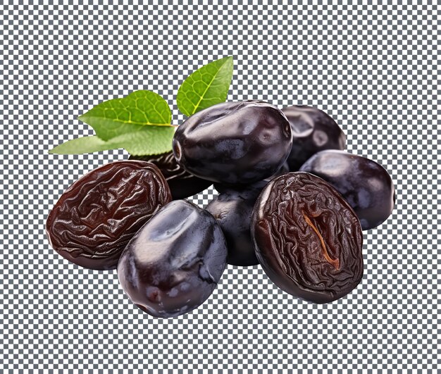 Fresh and Magnificent Prunes Prunes dried isolated on transparent background