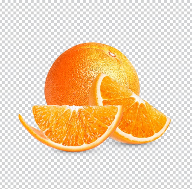 Fresh orange isolated Premium PSD