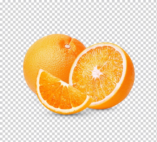 Fresh Orange isolated Premium PSD