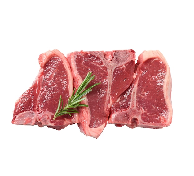 fresh and organic beef Raw pork steak