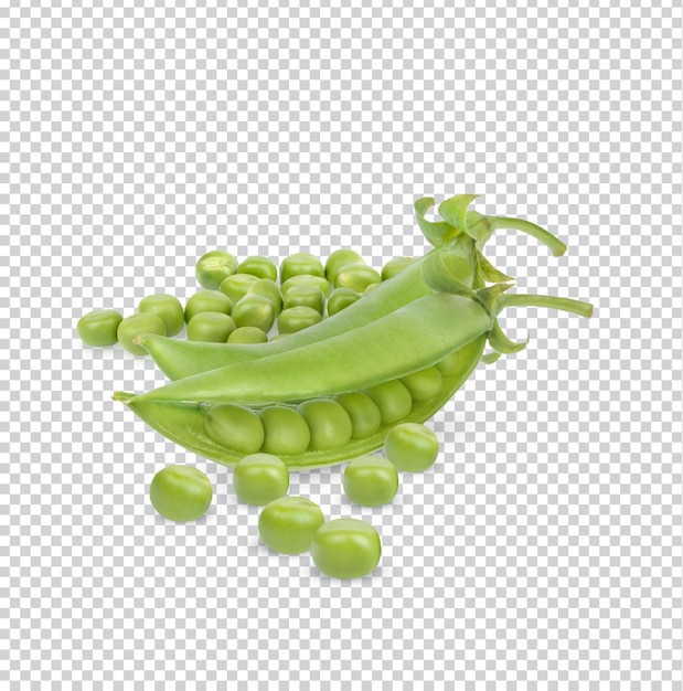 Fresh peas isolated Premium PSD