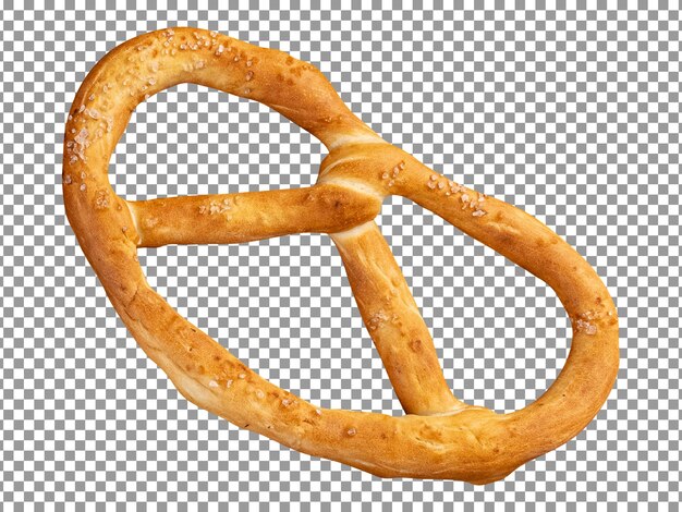 PSD fresh pretzel isolated on transparent background