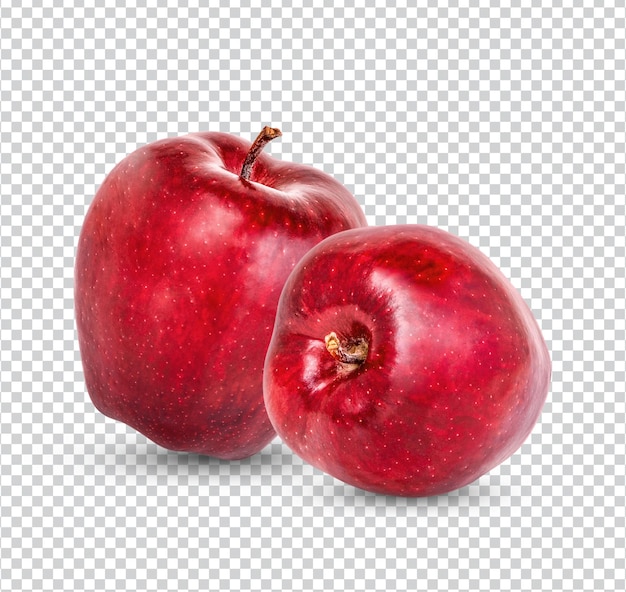 Fresh red apple isolated Premium PSD