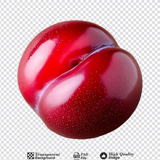 PSD fresh red onion isolated on transparent background