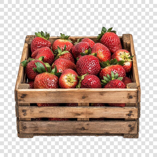 fresh Strawberry in crate