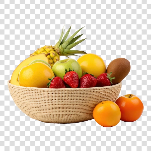 Fresh tropical fruit basket